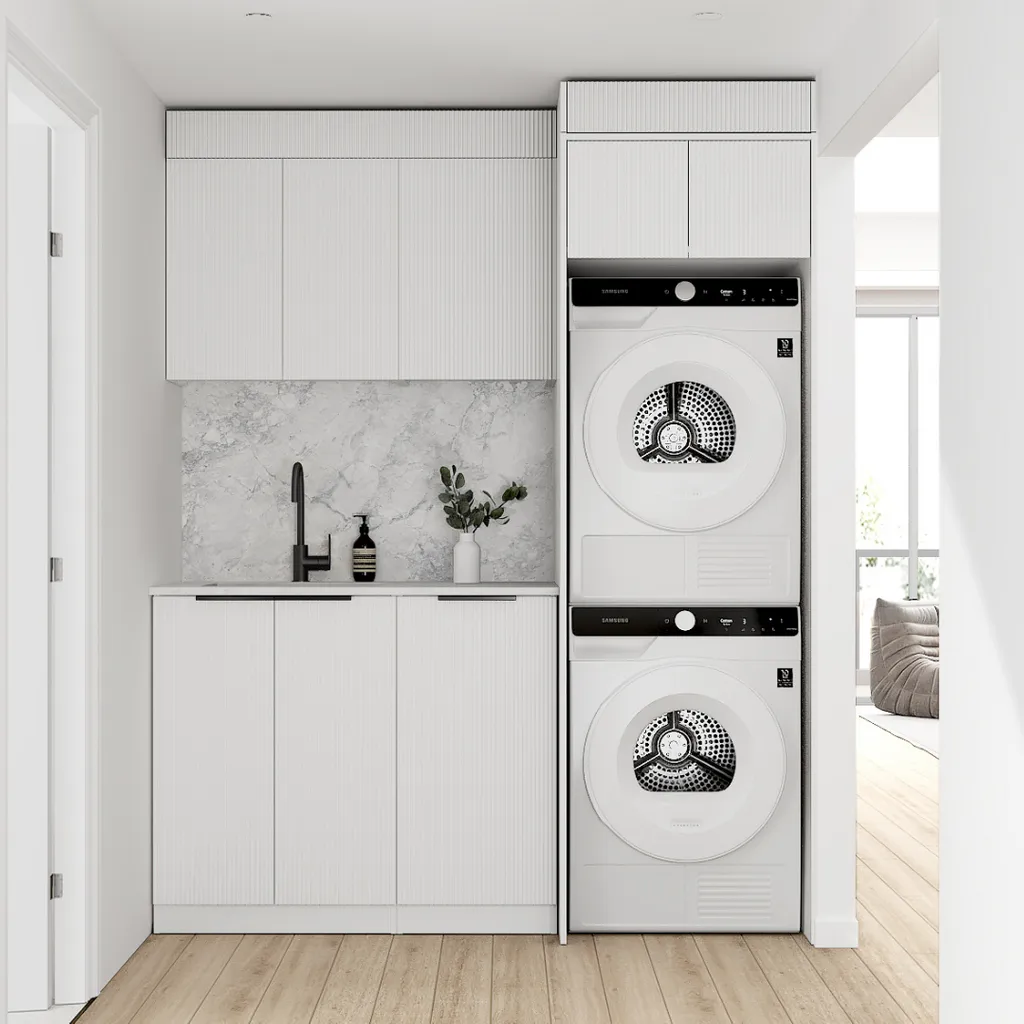 Laundry cabinets